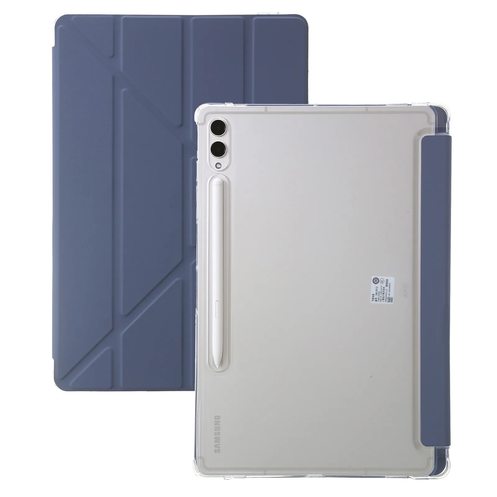 Magnetic Transparent Tablet Case with Pen Slot