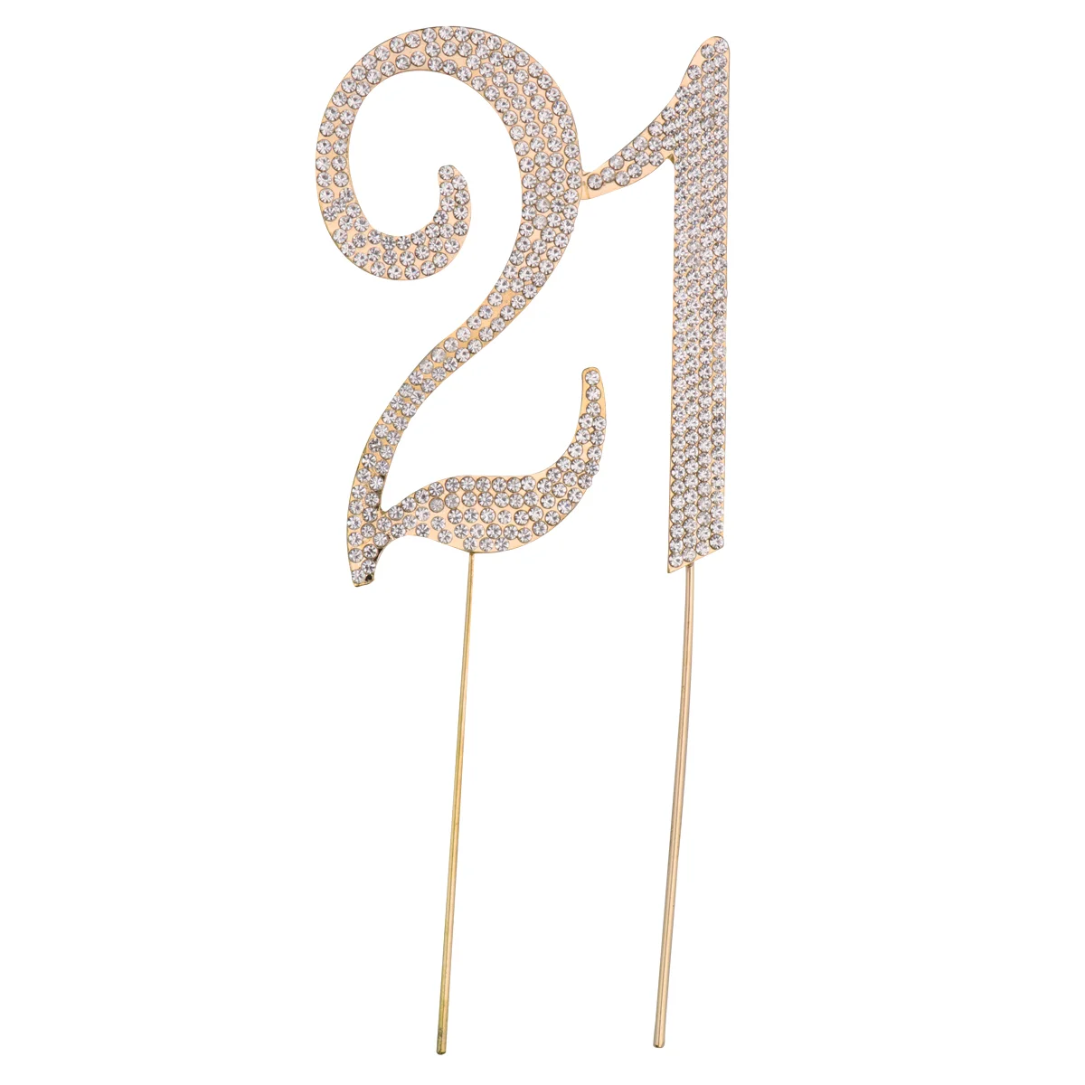 

Cake Topper Birthday 25Th Anniversary Number Rhinestone Decorations Girlsnumbers Party For