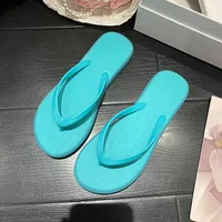 Women Slippers Fashion Women's Floral Imitated Straw Flip Flops Outdoor Sweet Non-Slip Sandals Hemp Rope Beach Shoes 2