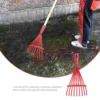 High-carbon Steel Rake Leaf Rake Fallen Leaves Rake Garden Lawn And Yard Metal Rake Farm equipment Tools 2