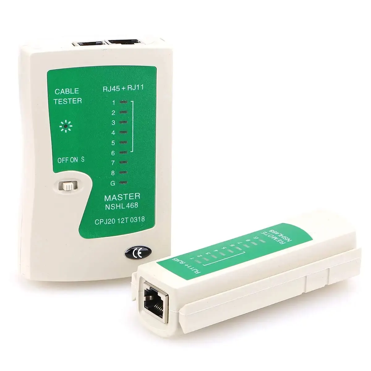 AMPCOM Network Cable Tester RJ45 Ethernet Cable Tester Lan Test Tool Cat5 Cat6 CAT7 8P 6P LAN RJ11 Telephone network cable tester