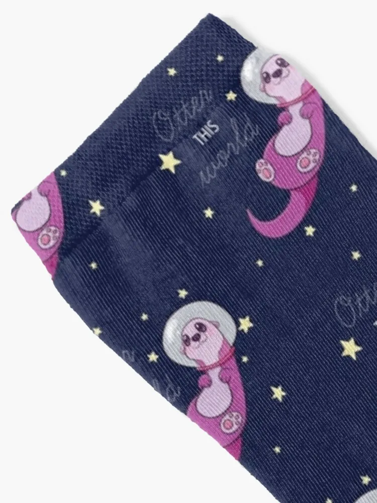 Otter This World Socks Sock man long socks man womens socks