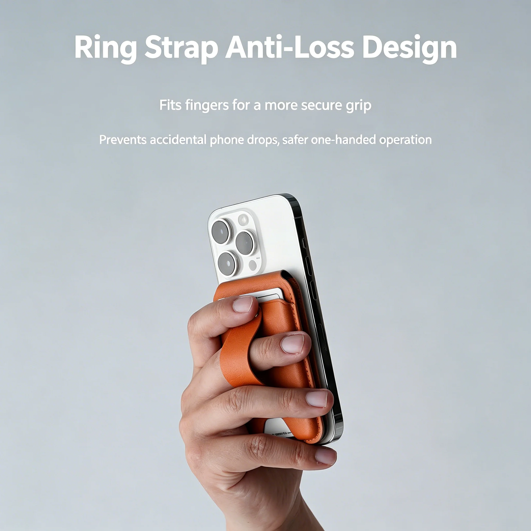 Slim Magnetic Leather Wallet & Stand – 7 Color Options
