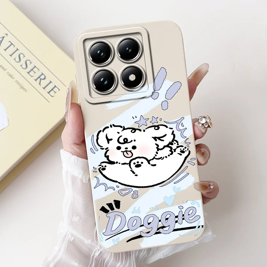 Cute Dog Cartoon Soft TPU Case - Full Camera Protection Cover