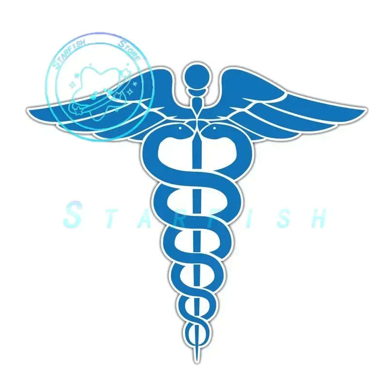 

Car Sticker Blue Medical Doctor Car Window Sticker Waterproof and Sunscreen PVC
