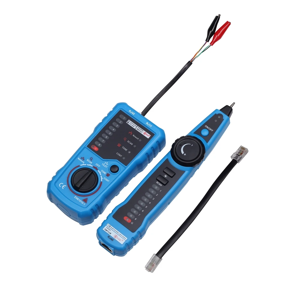 BSIDE FWT11 Network Cable Tester Detector RJ11 RJ45 Cat5 Cat6 Telephone Wire Tracker Tracer Toner Ethernet LAN Line Finder 2