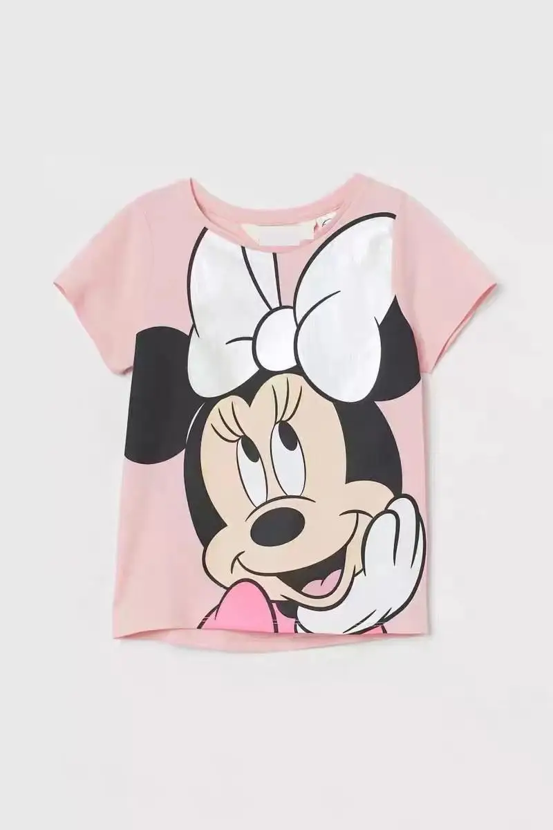 Disney Mickey Mouse T-shirts For Kids Babies Summer Wear 9m-6t