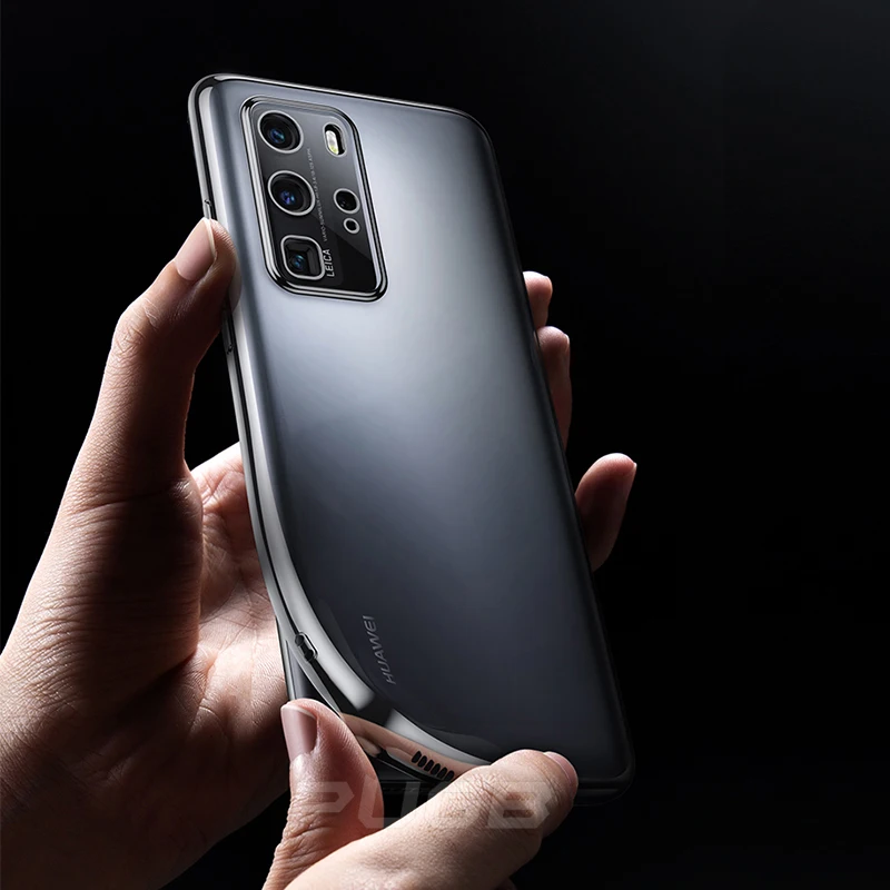 Luxury Transparent Soft Silicone Case for Huawei P30 P40 Lite P50 P20 Mate  20 30 40 Pro Nova 5T Honor 20 50 Pro Shockproof Cover