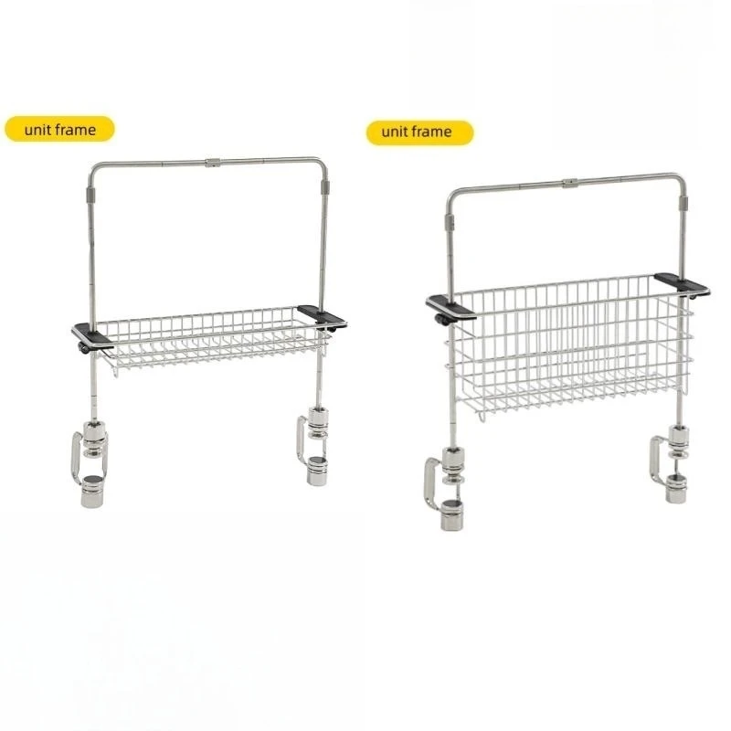 Outdoor IGT Table Supply Portable Light Pole Bracket Stainless Steel Desktop Bracket Camping IGT Table Accessories camping table bracket