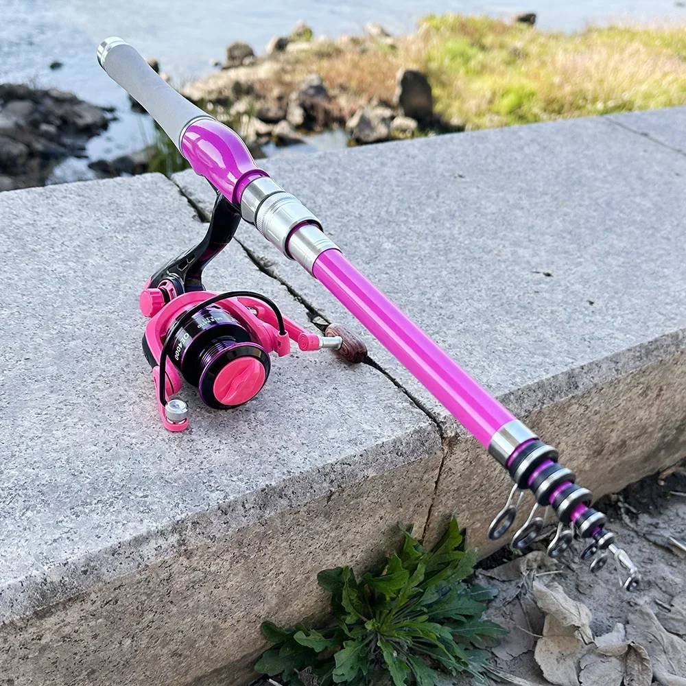 Dave Lane Jrc Fishing Rods Reel Combo Pink Carp Fishing Rod Trout