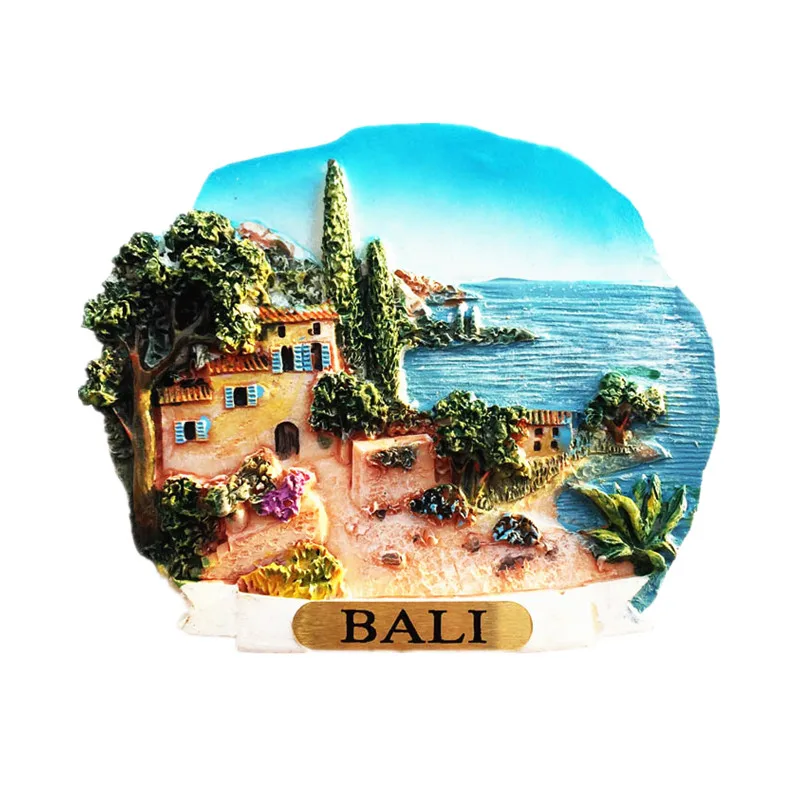 Asia Indonesia Bali Tourist Souvenir Fridge Magnets Decoration Articles Handicraft Magnetic Refrigerator Collection Gift