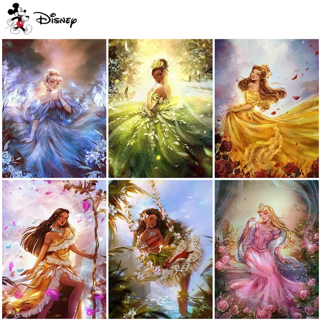 Pinturas A Oleo Das Princesas Da Disney Chaton Princesas/ Pinturas A