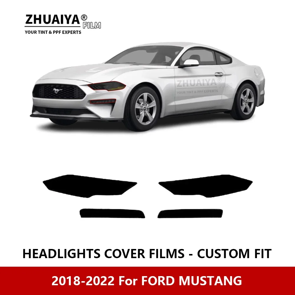 

Защитная пленка с защитой от царапин для фар автомобиля FORD MUSTANG 2018-2022