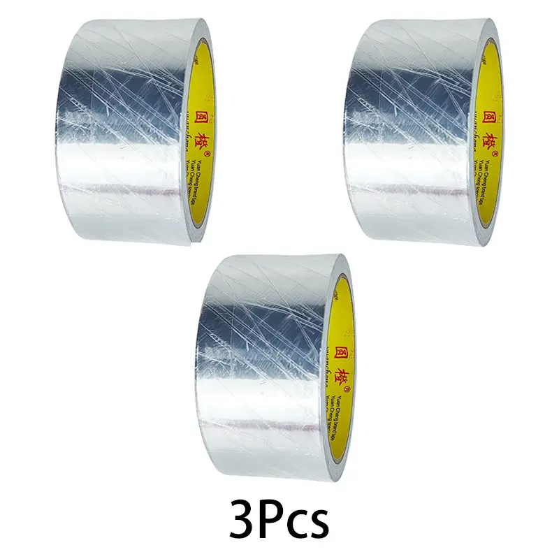 High Temperature Resistance Aluminum Foil Tape Kitchen Pipe Repair Tape Adhesive Sealing Foil Heat Insulation Leak Proof Tape - Image 14