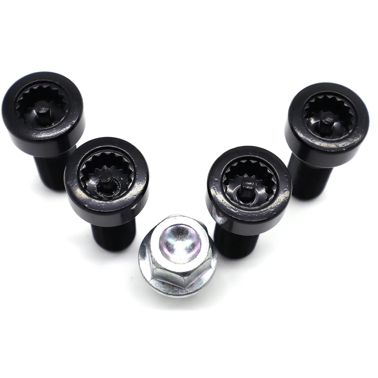4Pcs 36136786419 Car Locking Wheel Bolt Nuts Tools Set M12 x 1.5