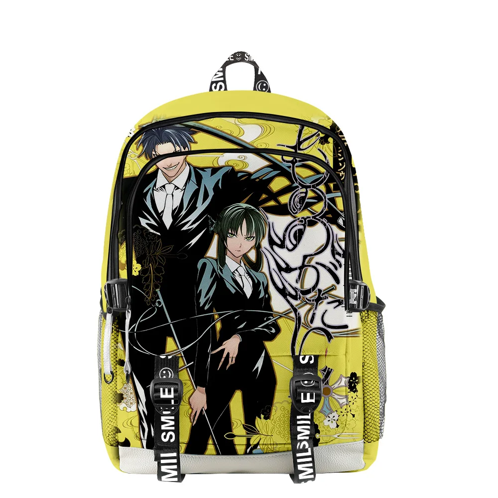 Mononogatari Anime 2023 nueva mochila con cremallera bolso escolar único Daypack Traval bolsa de tela Oxford