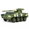 8012 Mini RC Tank With Light Model Military Toy Vehicle Rotatable Wireless Charging Tanks Simulation Gifts Toys for children 2