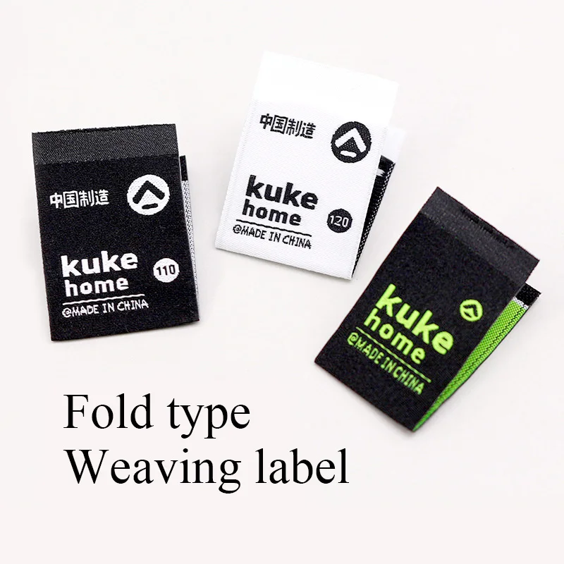 Description Picture 4 of item500pcs/Lot Multi size Custom High Quanlity Brand Logo High Density Garment Neck Label Luxury Woven Label for Clothing