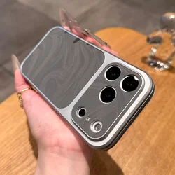 Elegant Water Ripple Shockproof Matte Cover - Solid Color Protection - iPhone 15 (Gray)