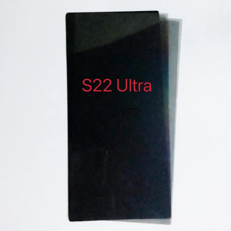 Pellicola Polarizzatore Oled Lcd 10Pc Per Samsung Galaxy S8 S9 Plus S10 S20 S21 S22 Ultra Touch Screen Display Sostituzione Pellicola Polarizzata