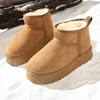 Real Sheepskin Wool Low-cut Warm Comfortable Shoes Women Fashion Short Shoes 2025 New Winter Warm Boots Fur Ladies Snow Boots