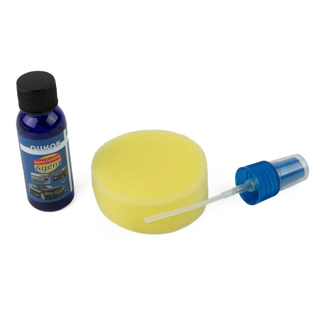 

1 PCS Cleaning Sponge Quality Material Restore Coating Wipe Again 1x Plastic 30ML Agent Car Maintenance Car Parts