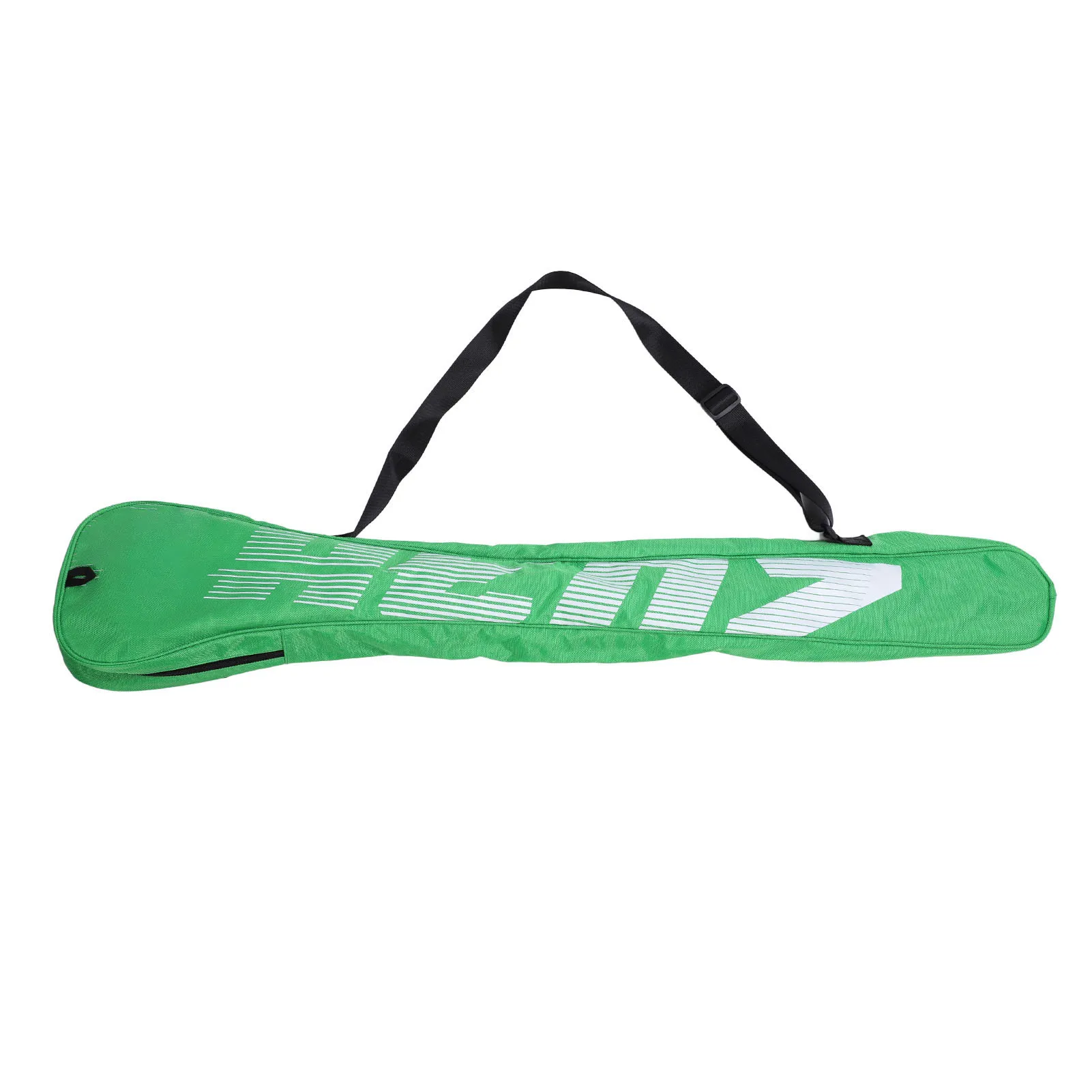 Equipment Bag Stick Bag Green Holds 3 Sticks Oxford Cloth Zipper Adjustable Strap for Sports