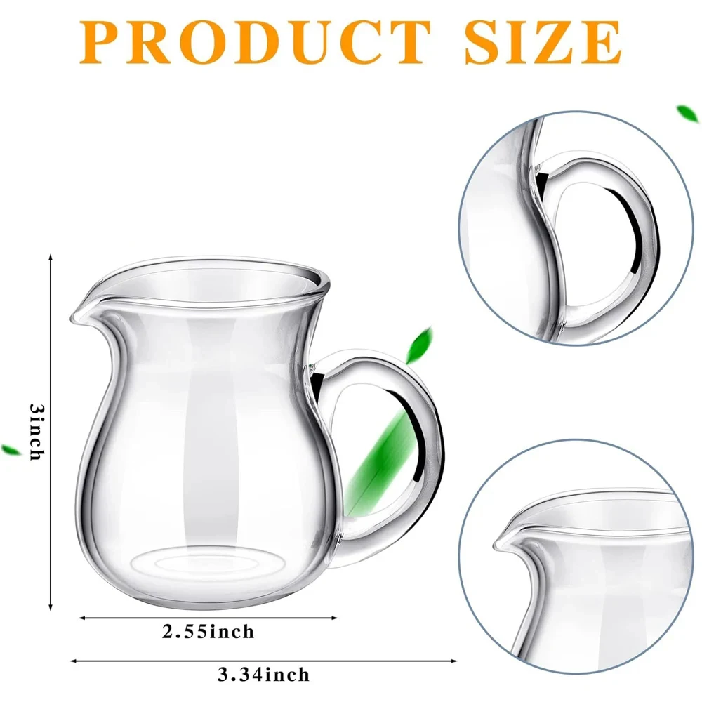 Pichet à Crème En Acier Inoxydable De 90 Ml Avec Poignée Pour Lait