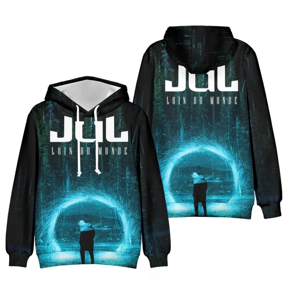 thumbnail image 1 of JuL Rapper Sudadera con capucha con estampado 3D para hombre y mujer, moda informal, estilo hip hop, sudaderas de gran tamaño, sudaderas con capucha para niños, chándal, ropa para hombre, 1 of 4