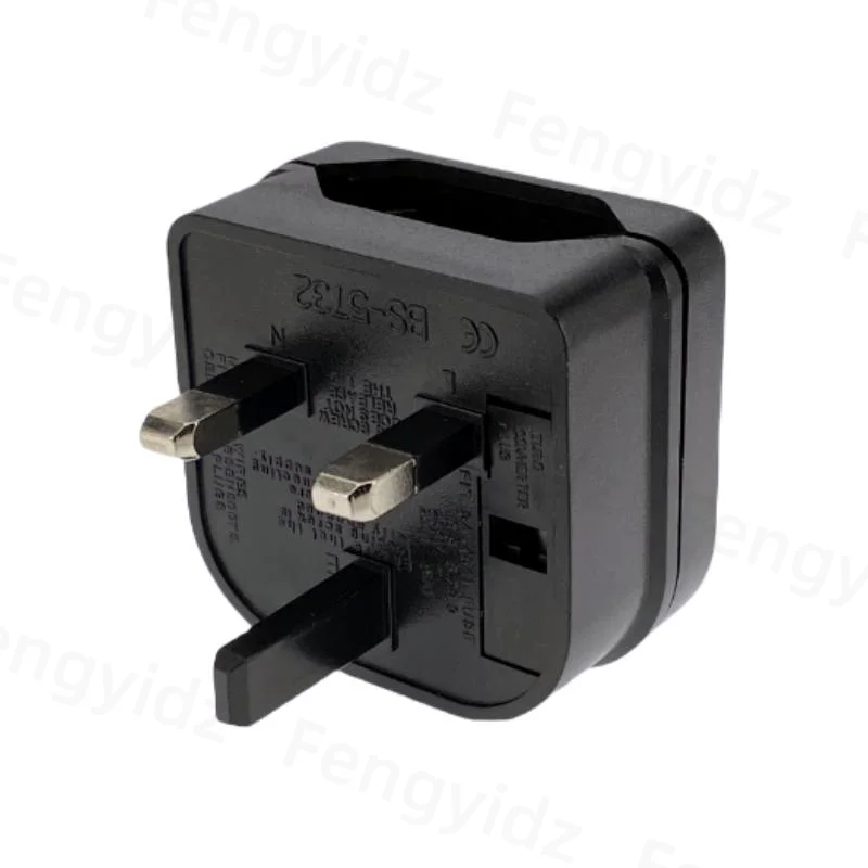 Adaptador electrico enchufe europeo hacia enchufe ingles lle929 adaptador  convertidor