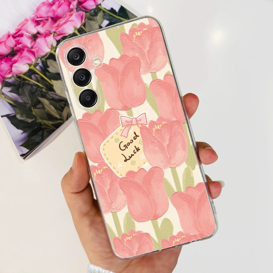 Luxury Painted Clear Silicone Case - Artistic Protective Cover