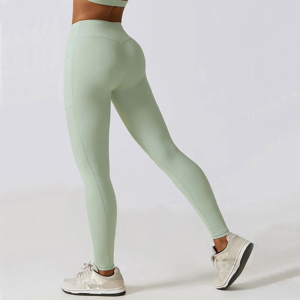 

Seamless Scrunch Butt Yoga Pants Sport Leggings Women High Waist Push Up Woman Tights Fitness Ribbed Workout Leggin Gym Clothing