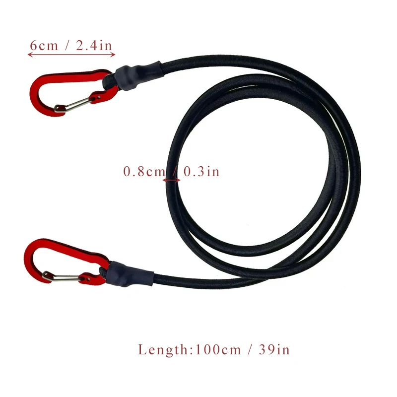 Paracord Rope 100CM Outerdoor Paracord 8MM Bold Nylon Portable Camping Tent Rope Light High Elasticity Climbing Rope Durable Trekking Supplies