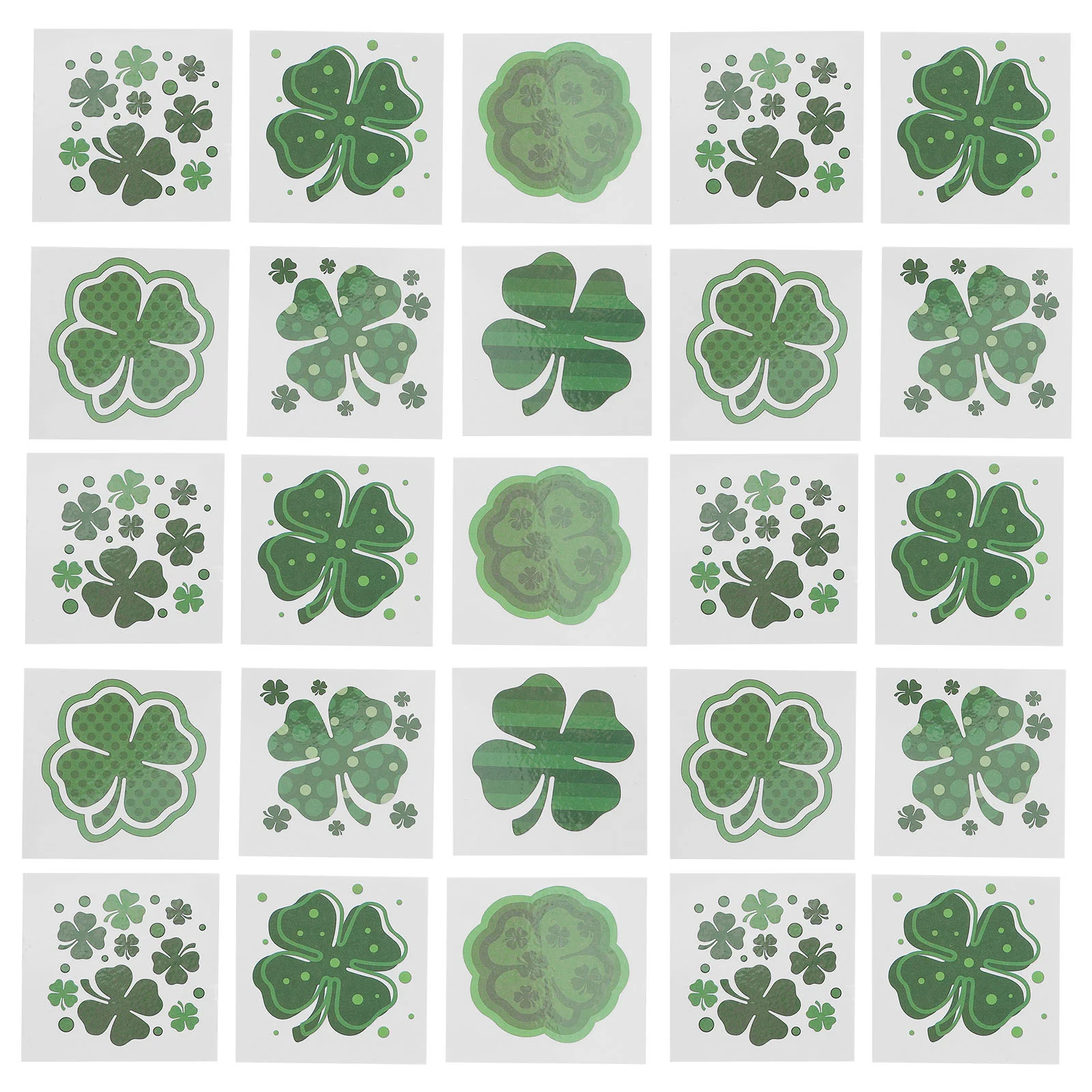 

Temporary Tattoos Funny Decor Leaf Sticker St Patricks Day Facial Child Stickers
