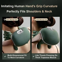 2025 Bionic Neck Shoulder Massager N7 Kneading Massager Shawl 3-Level Modes Neck Cervical Waist Leg Body Muscles Massage Pillow 3