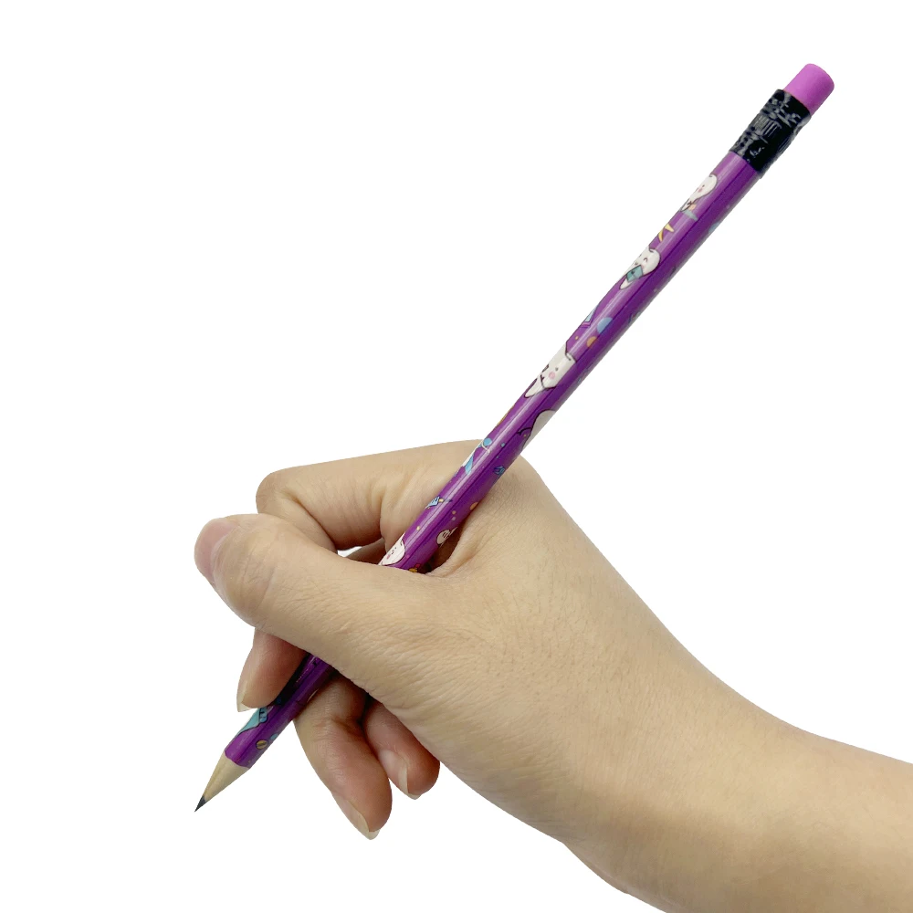 어린이용 다채로운 치아 패턴 연필 지우개, 치과 창의적 어금니 모양 드로잉 연필, 어린이용 모듬 100 개