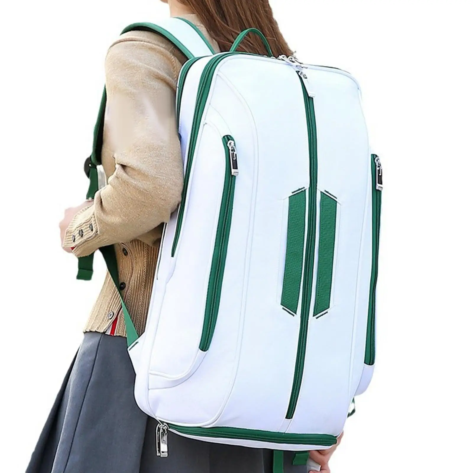 Pickleball Backpack Tennis Bag Paddle Holder Shock Resistant Pickleball Racket Bag with Shoe Compartment for Men Women Pickleball Backpack Tennis Bag Paddle Holder Shock Resistant Pickleball Racket Bag with Shoe Compartment for Men Women