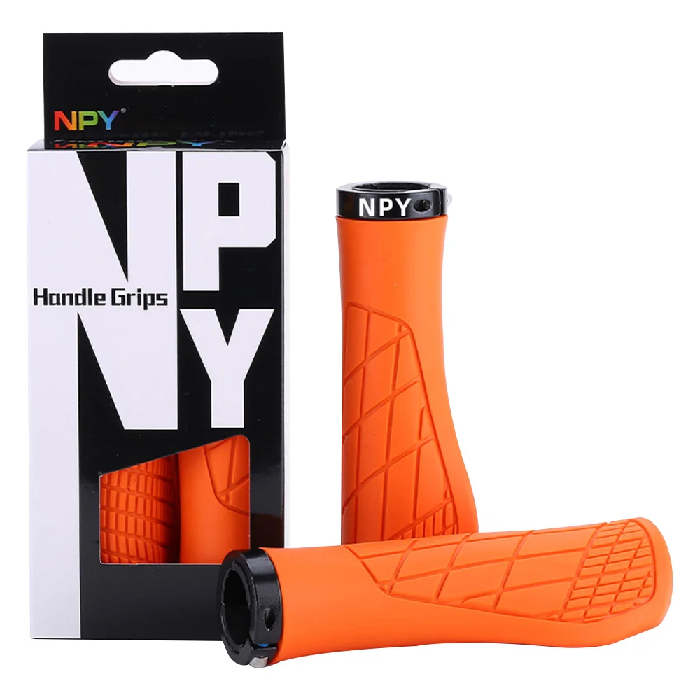 Description Picture 5 of item2PCS Non-slip Mountain Bike Handlebar Grip Soft Rubber MTB Grips Anti-skid Comfortable Lockable Bicycle Grips Bike Parts