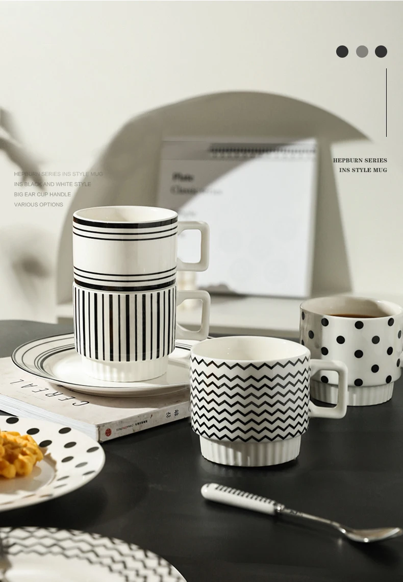 

Mug Women's Coffee Mug Household Ceramic High Appearance Level Water Cup Milk Oatmeal Breakfast Cup