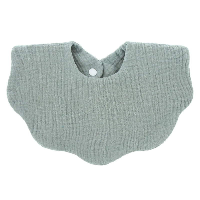 

Baby Shape Feeding Bib Bandana Burp Cloth Scarf Printed Soft Cotton Absorbent Saliva Towel Breathable Apron
