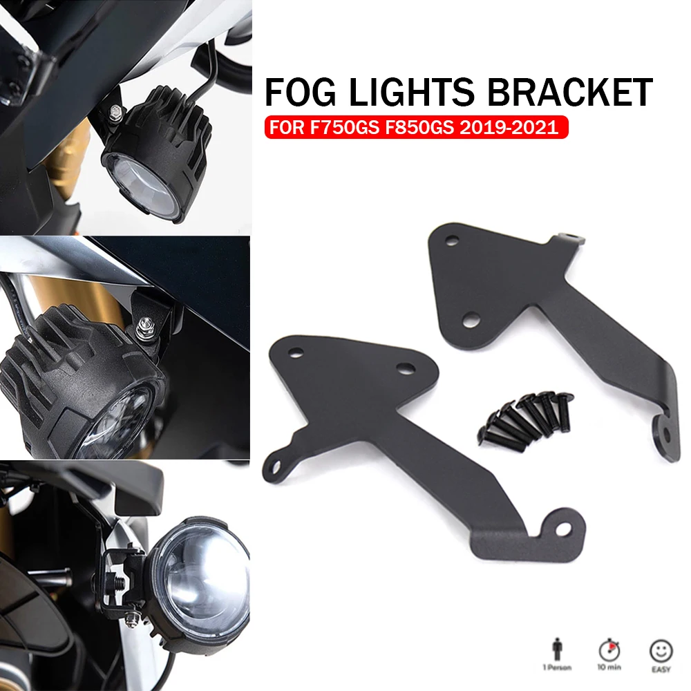 

F 850 750 Fog Lights Mounts Bracket Motorcycle LED Auxiliary Driving Lamp For BMW F750 GS F850 2021 2020 2019