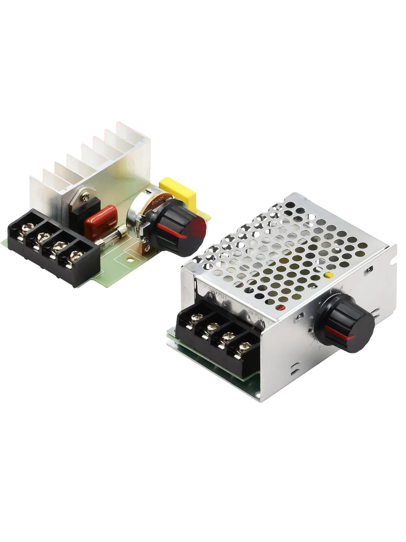 4000W Hochleistungs-Thyristor-Elektronischer Spannungsregler mit Dimmfunktion, Drehzahlregelung, Temperaturregelung und Sicherungsgehäuse