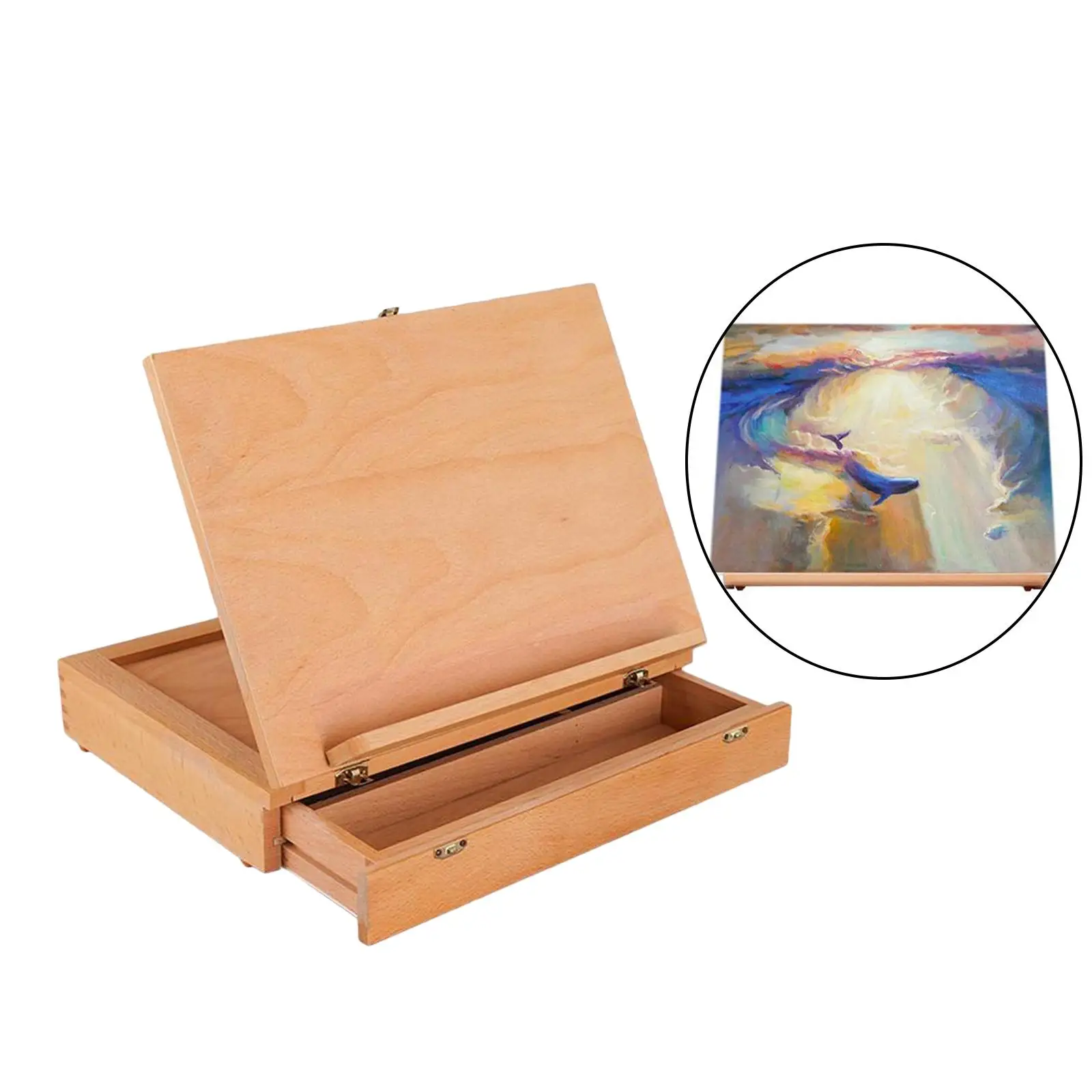 School Art Painting Board Desk Easel Sketch Box Display Holder Easel