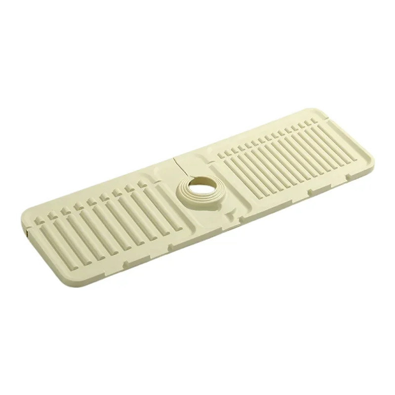 Tidy Splash Faucet Guard & Draining Mat, Silicone Draining Mat for Sink 6