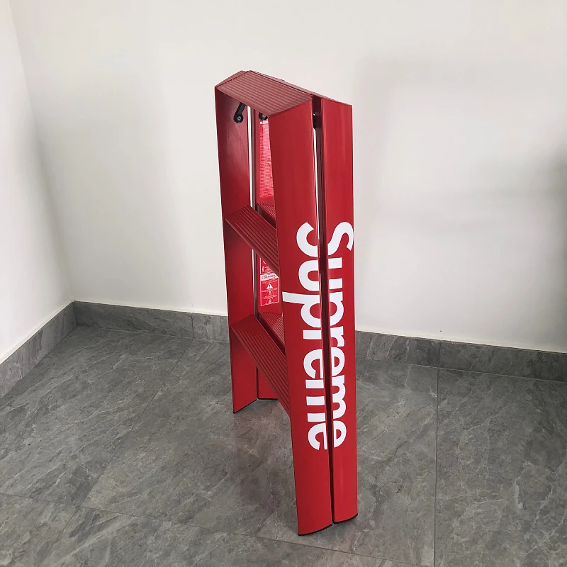Modern Step Ladder 2 or 3 Step Aluminium Folding Ladder Portable Slim Stool Safety Household Stepladder with Milti-fuction folding step stool,telescoping ladder