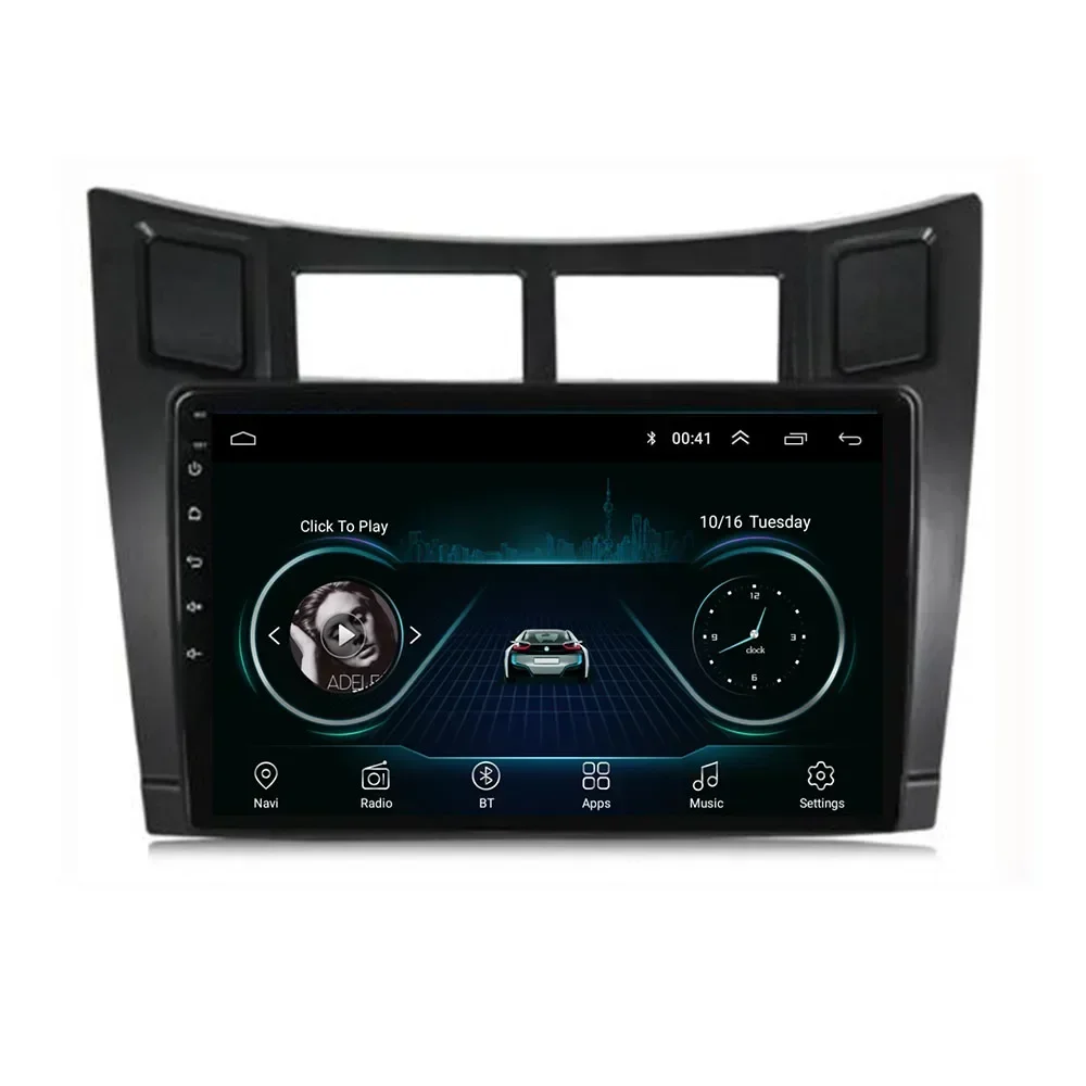

2 Din Android 13 Car Stereo Radio DVD GPS Multimedia Video Player 5G WiFi Camera DSP Carplay For Toyota Yaris XP90 2005 - 2012