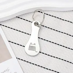 Universal Shopping Cart Token Keychain - Metal Coin Holder (Shopping cart)