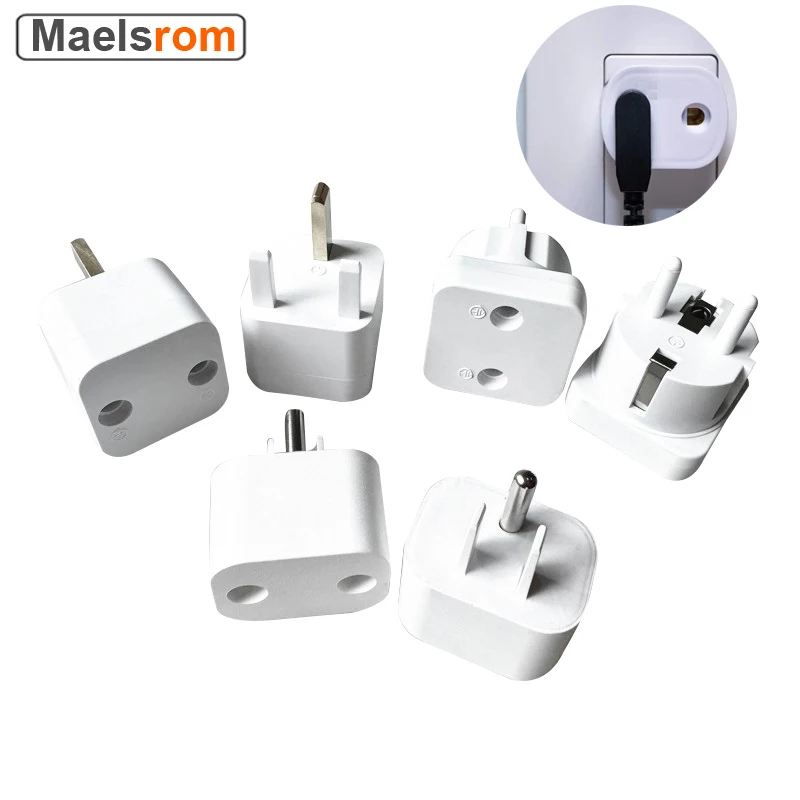 Earthing Plug Adapter for Static Mat EU/US/UK Plug Power Cable Charger Adapter Safe Conversion earthing plug adapter