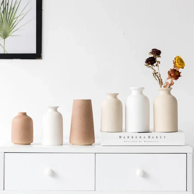 Simple Ceramic Vase Dining Table Decorations Wedding Decorations Nordic Home Living Room Decorations Vase 3