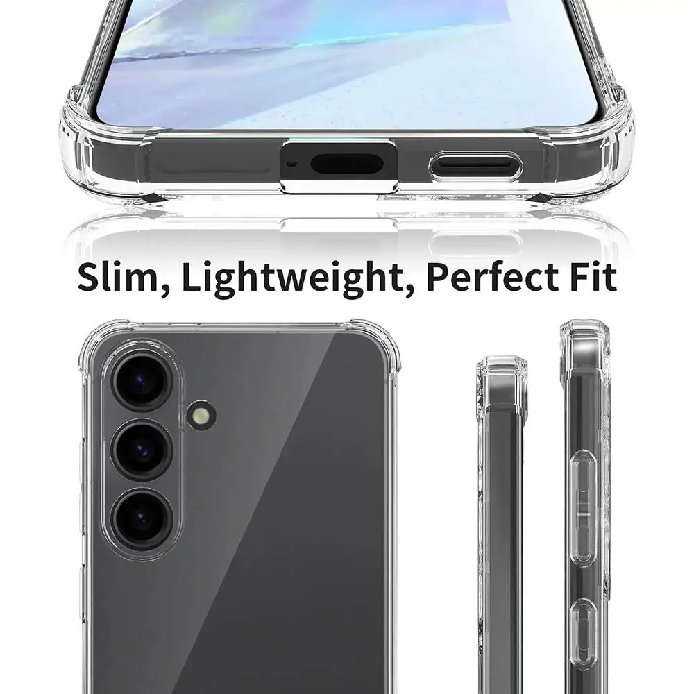 Transparent Slim Silicone Bumper Phone Case